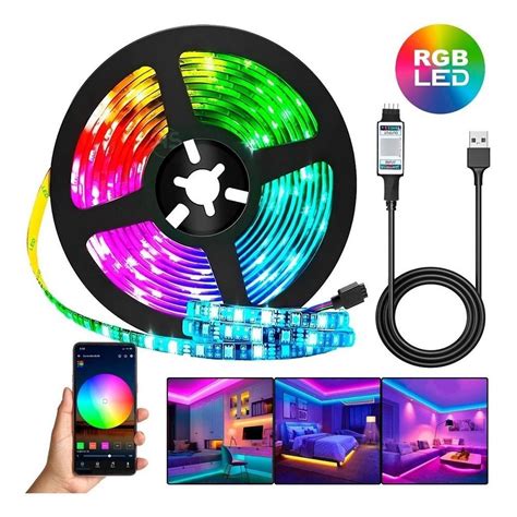 Fita Led Kapbom Rgb M Bluetooth Usb Kabum