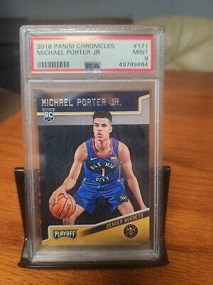 2018 Panini Chronicles Michael Porter Jr Rookie 171 PSA 9 EBay