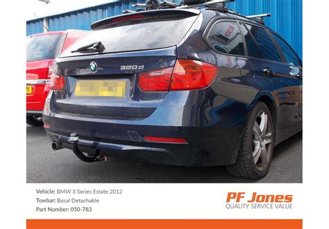 BMW 3 Series Estate F31 2012 2019 Oris Detachable Towbar