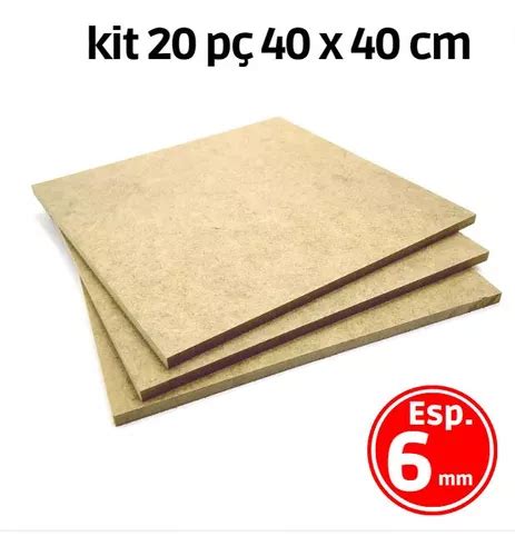 Kit Placa Chapa Mdf Cru Mm X Cm Quadro Artesanato