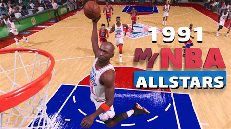 NBA 2K23 MyNBA ERAs All Stars 1991 NBA All Star Game First Look