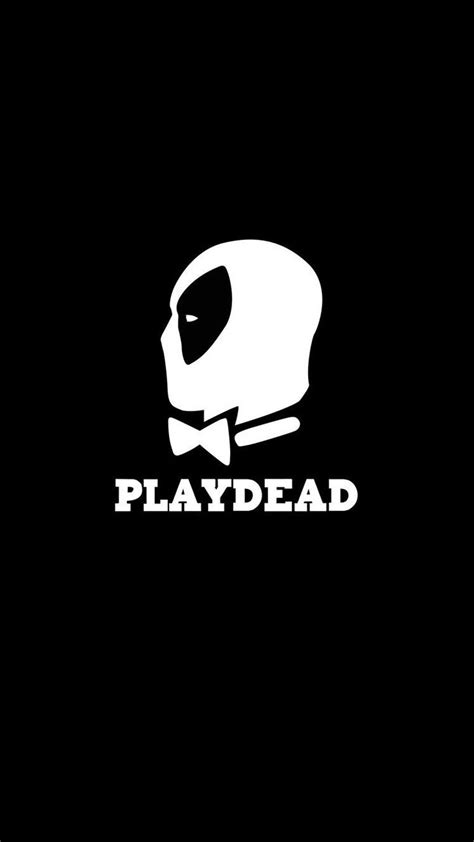 deadpool logo 4k wallpaper