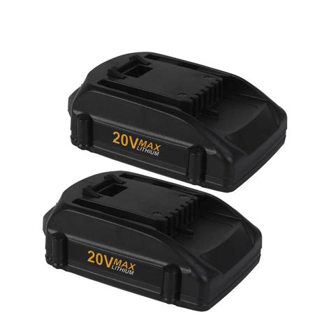 For Worx 20v Battery Replacement 4 0ah High Capacity Li Ion 2pack