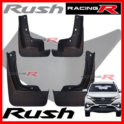 Toyota Rush 2018 To 2024 Mudguard WK W 8PCS SCREWS Mud Flaps Splash