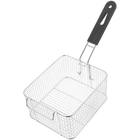 Stainless Steel Frying Basket Deep Fry Basket Frying Basket with Handle ...