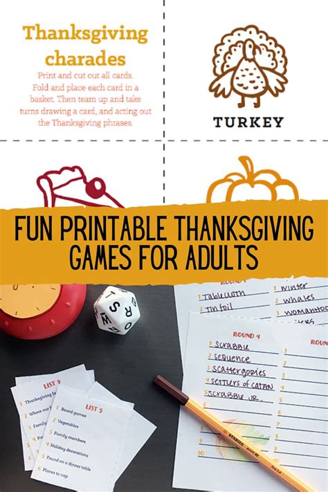 Free Printable Thanksgiving Games For Adults Peachy Party Thanksgiving Games For Adults