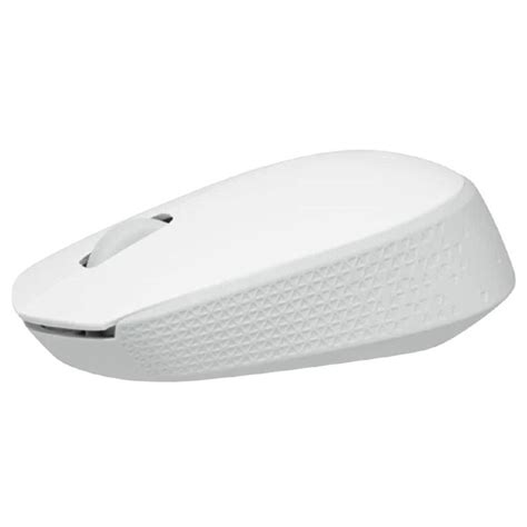 Logitech M Wireless Mouse Optical Tracking Ambidextrous Off White