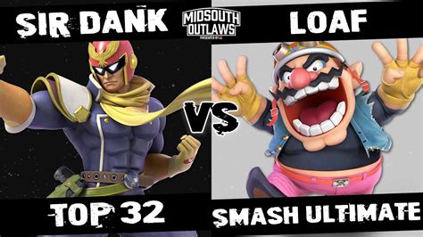 Midsouth Outlaws Sir Dank Captain Falcon Vs Loaf Wario Ssbu Top