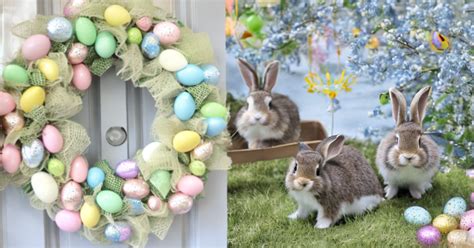 Easy DIY Easter Wreaths For Front Door Party Wowzy