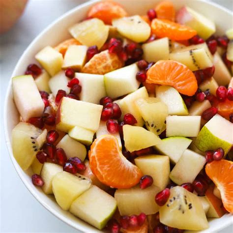 Thanksgiving Fruit Salad Side Dish A Peachy Plate