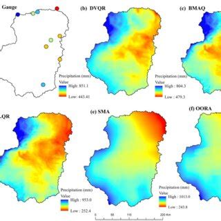 Spatial Pattern Distribution Of Mean Monsoon Precipitation In Mm From