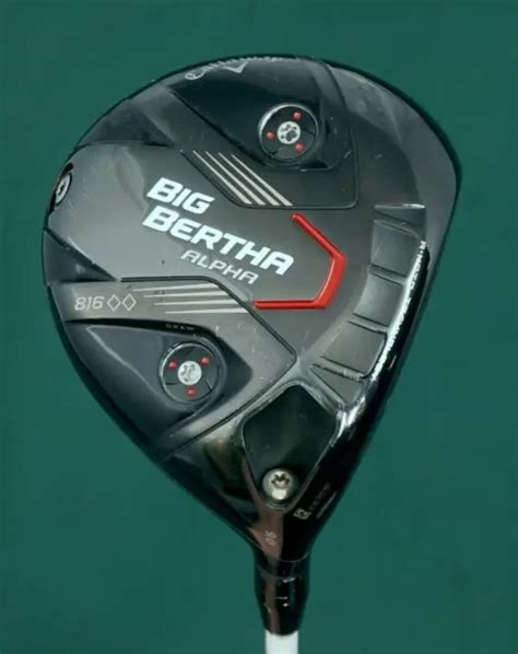 CALLAWAY BIG BERTHA Alpha 816 9 Driver Stiff Graphite Shaft Callaway