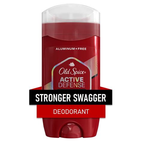 Old Spice Mens Deodorant Active Defense Stronger Swagger Aluminum