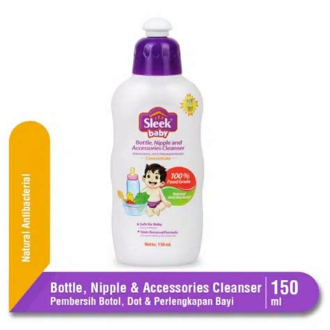 Jual Sleek Cuci Botol Ml Sleek Baby Bottle Nipple Cleanser Liquid