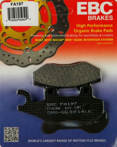 Ebc Brake Pads Organic 2008 2018 And 2022 Up Klr 650