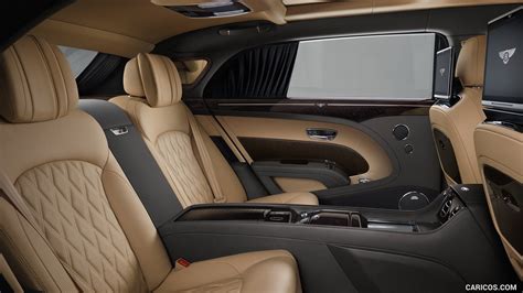 2017 Bentley Mulsanne Extended Wheelbase Interior Rear Seats