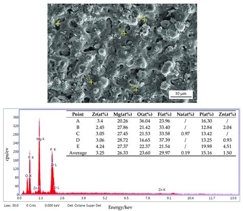 Surface Morphology And Eds Analysis Of No 5 Download Scientific Diagram