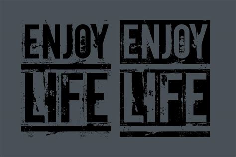 Enjoy Life Quotes Brush Strok Motivational Quote Brush Stroke Banner