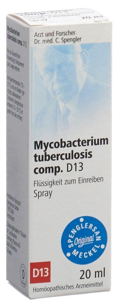 Spenglersan Mycobacterium Tuberculosis Comp D 13 Classic Spray 20 Ml