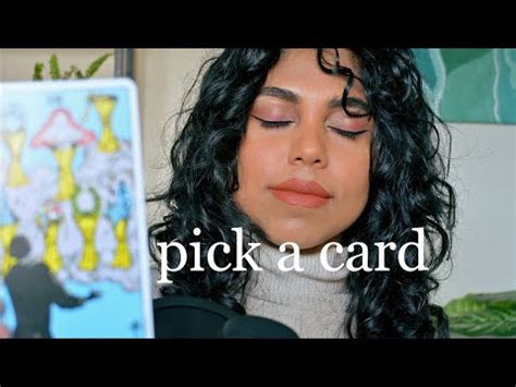 ASMR Intuitive Pick A Card Tarot Oracle Card Reading W Crystal