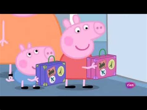 T4X36 Peppa Pig en Español De Vacaciones En Avión YouTube