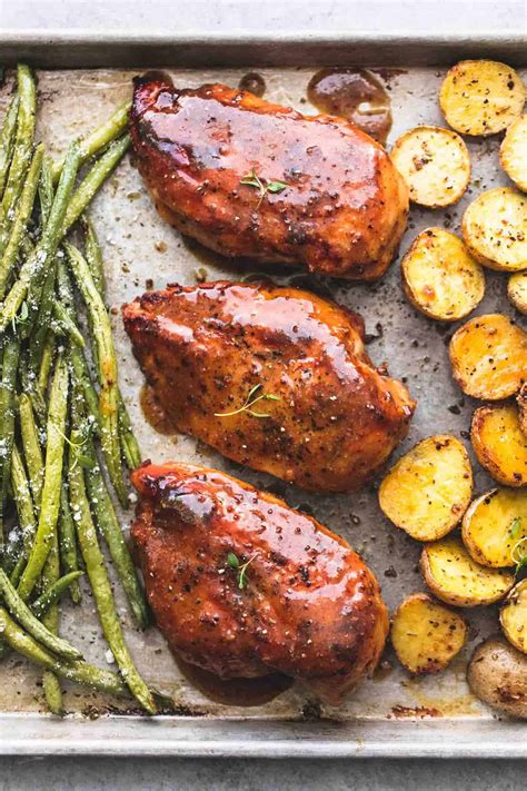 Sheet Pan Chicken Potatoes And Green Beans Creme De La Crumb