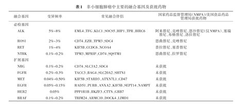 最新共识 非小细胞肺癌融合基因检测临床实践中国专家共识（2023版） 患者 方法 意见