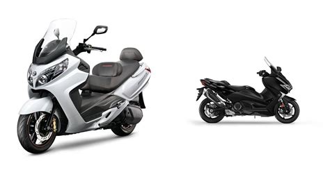 Motorrad Vergleich Sym Maxsym I Vs Yamaha Tmax