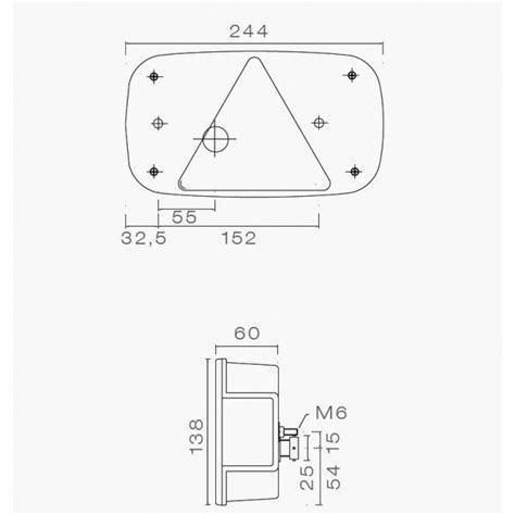 ASPÖCK Multipoint III Rückleuchte rechts m KZL SML 5 poliger