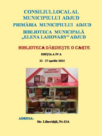 Proiectul Biblioteca dăruieşte o carte ediţia a IV a la Biblioteca