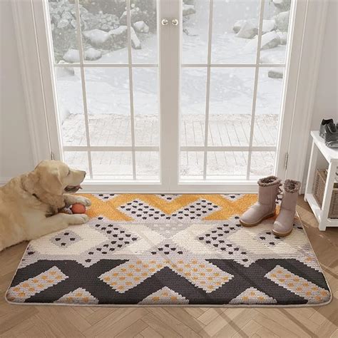 Amazon Color Geometry Door Mats Indoor 20 X32 Front Door Mat