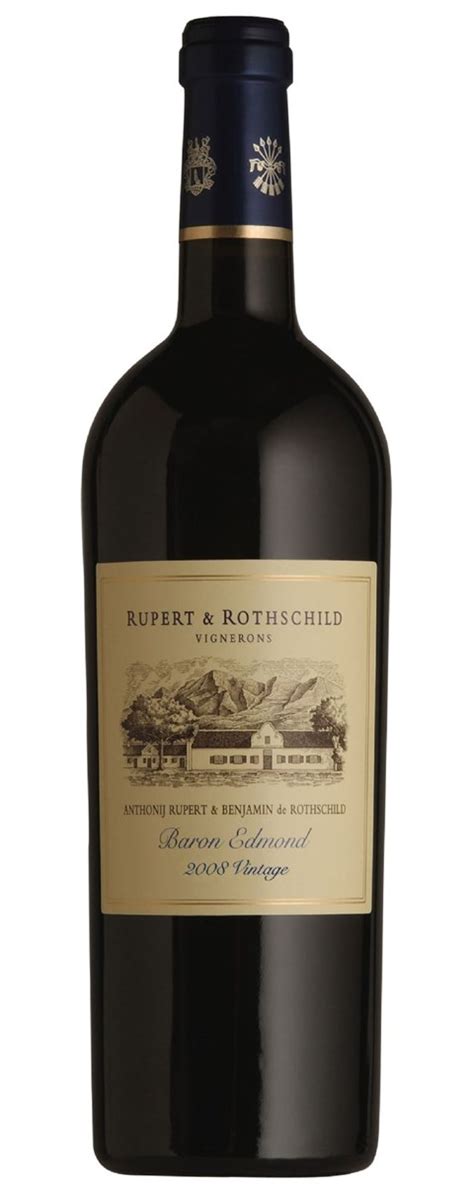 Rupert And Rothschild Baron Edmond 2008 Za