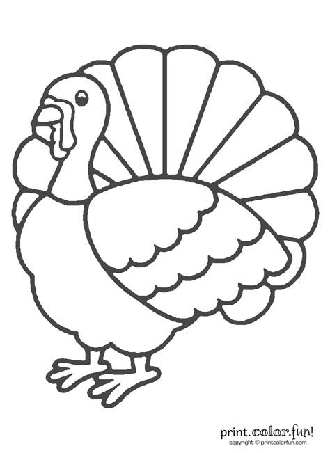 20 Terrific Thanksgiving Turkey Coloring Pages For Some Free Printable