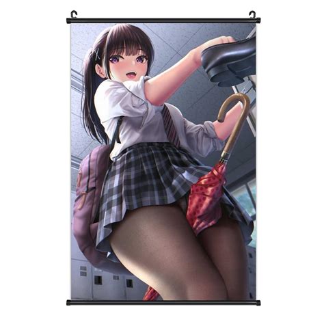 Haven0Hentai Pantsu Pantyhose Seifuku Skirt Anime Poster Wall Fabric