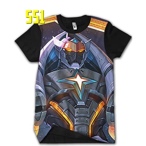 Jual Kaos Gatot Kaca Epic Skin Sentinel Baju Mobile Legend Anak Dan