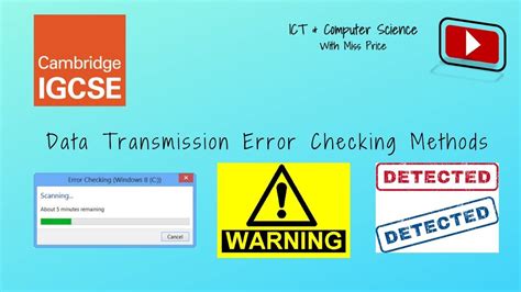 Data Transmission Error Checking Methods Youtube