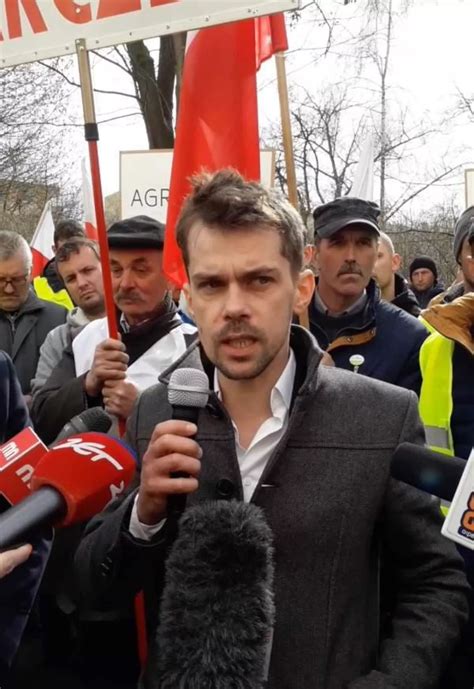 Michał Kołodziejczak z Agro Unii z zarzutami za protest rolników w