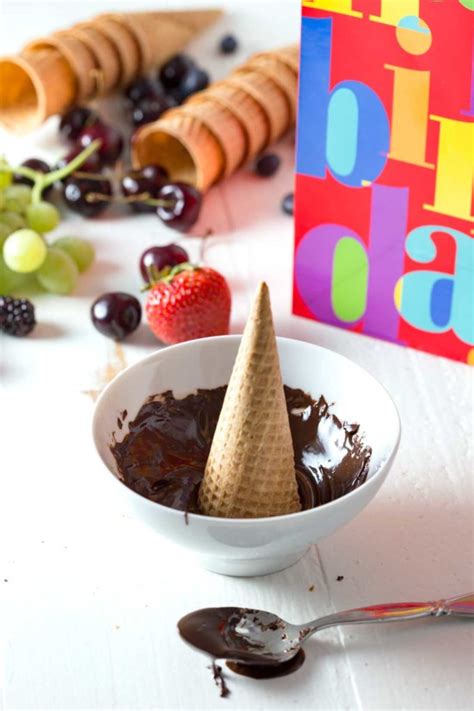 Chocolate Dipped Fruit Cones & Cheesecake Fruit Dip - Easy Peasy Meals