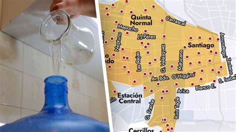 El Mapa Del Corte De Agua Programado Que Afecta A Ocho Comunas Y Los