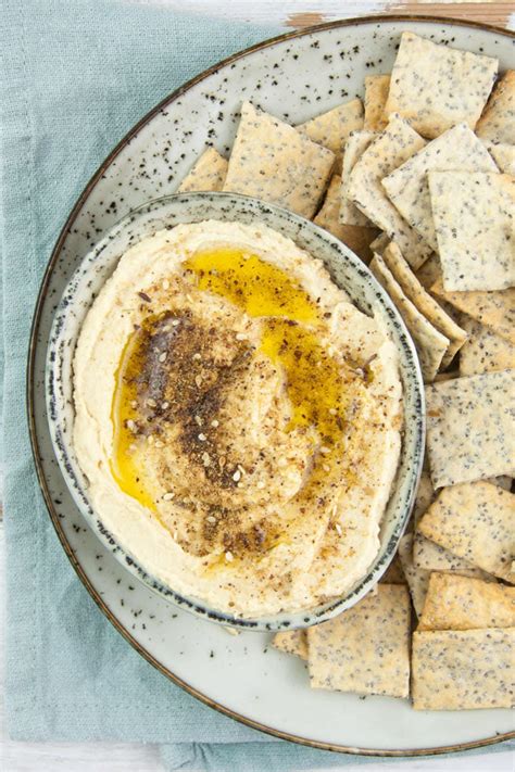 Za'atar Hummus Recipe - Elephantastic Vegan