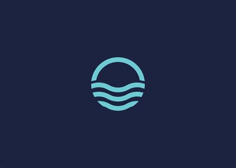 Premium Vector Letter O With Waves Logo Icon Design Vector Design Template Inspiration