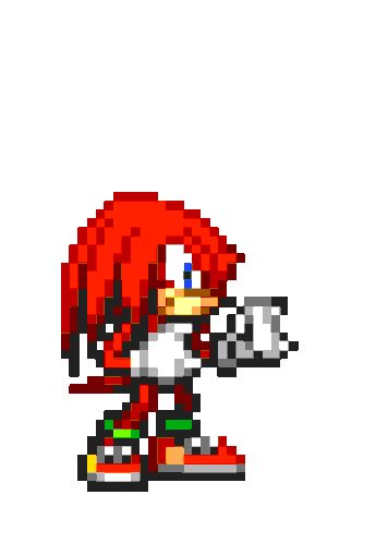 Pixel Knuckles Sticker - Pixel Knuckles - Discover & Share GIFs