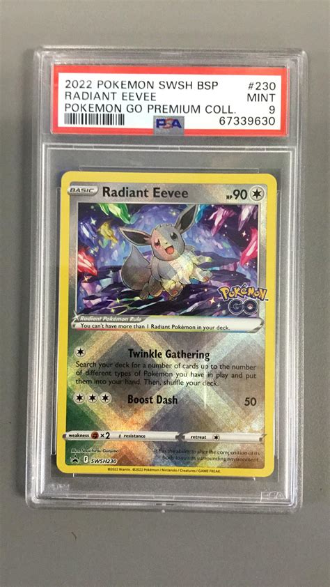 Pokemon Swsh Black Star Promo Radiant Eevee Pokemon Go Premium