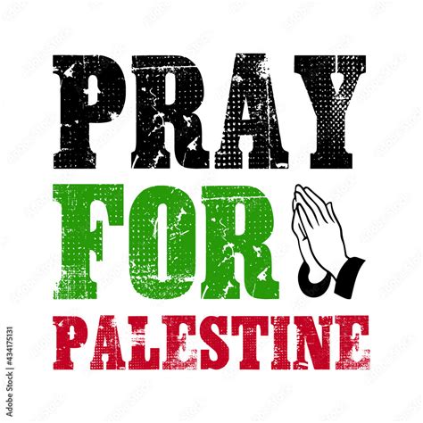 Pray For Palestine Save Gaza Save Palestine Vector Background Poster Slogan T Shirt Design