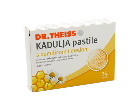 HERBALSEPT PASTILE KADULJA KAMILICA S MEDOM A 24