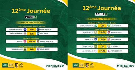 Cfoot On Twitter Mtn Elite One Le Programme De La Me