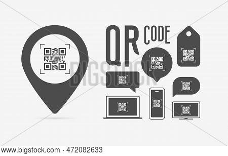 Qr Code Illustration Vector & Photo (Free Trial) | Bigstock