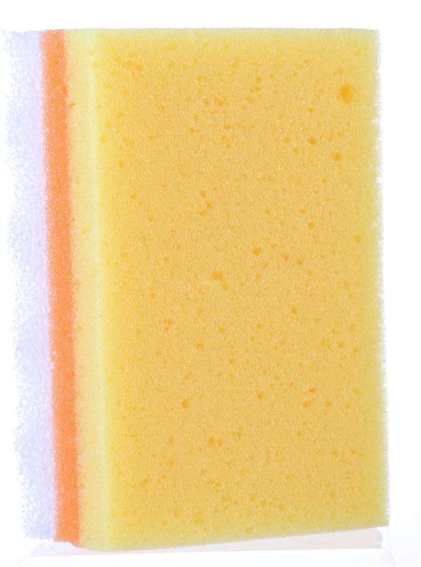 LULA Rainbow Shower Sponge Yellow Orange Makeup Uk