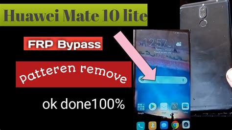 Huawei Mate Lite Frp Bypass Google Account Bypass Huawei Rne L