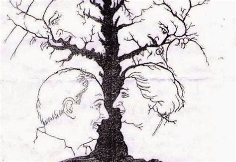 Can You Work Out How Many Faces Are Hidden In The Tree The Internet Has Rediscovered This Great